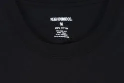 Neighborhood NH Tee-14 SS . CO -Outlet Apparel Store 222PCNHLT14BK 3