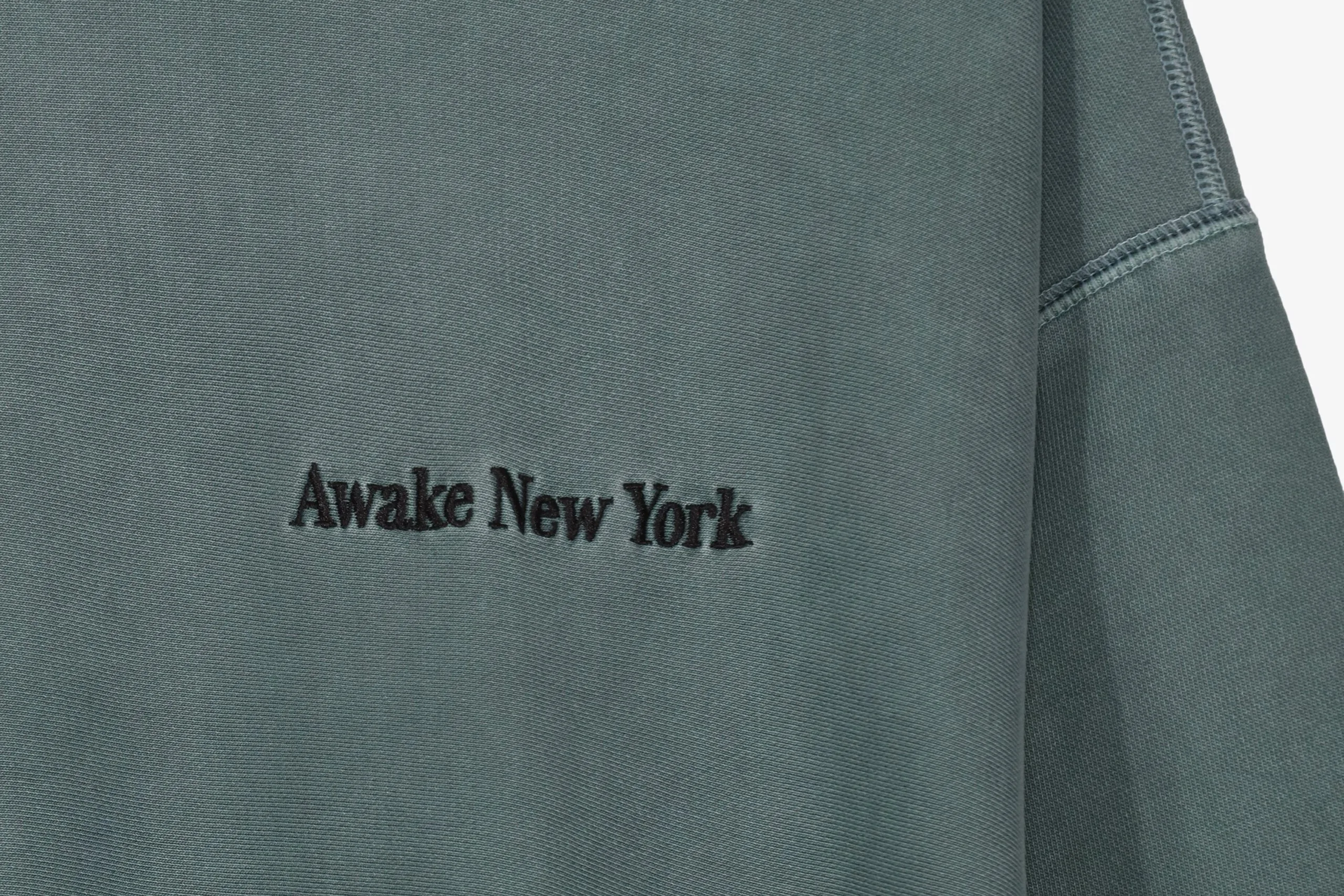Awake Pigment Dyed Embroidered Crewneck Sweatshirt 2 Awake Pigment Dyed Embroidered Crewneck Sweatshirt - Image 2