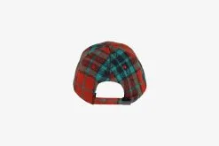 Awake Harris Tweed 6-Panel Hat -Outlet Apparel Store AWKFW22HT008RED 8