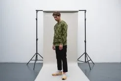 Hanon Camo Print Sweatshirt -Outlet Apparel Store HANON AW18 Collection Photoshoot SWG3 TAL 141