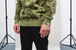Hanon Camo Print Sweatshirt -Outlet Apparel Store HANON AW18 Collection Photoshoot SWG3 TAL 144