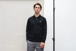 Hanon LS Jersey Polo Shirt -Outlet Apparel Store HANON AW18 Collection Photoshoot SWG3 TAL 166