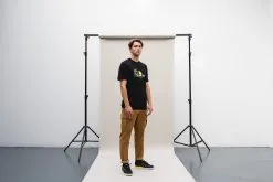 Hanon Tee "Caveman Discovery" X Jonny Mowat -Outlet Apparel Store HANON AW18 Collection Photoshoot SWG3 TAL 231