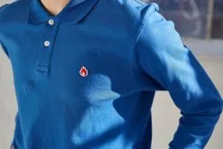 Hanon LS Jersey Polo Shirt "Royal Blue" -Outlet Apparel Store HANSS00116RL P10