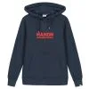 Hanon Bar Logo Hooded Sweatshirt "Petrol Navy"