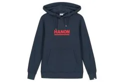 Hanon Bar Logo Hooded Sweatshirt "Petrol Navy"
