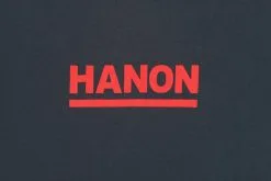 Hanon Bar Logo Hooded Sweatshirt "Petrol Navy" -Outlet Apparel Store HANSS00164NY P2