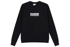 Hanon Bar Logo Crewneck Sweatshirt "Black"