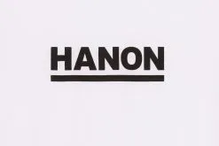 Hanon Bar Logo Tee "White" -Outlet Apparel Store HANSS00166WT P2