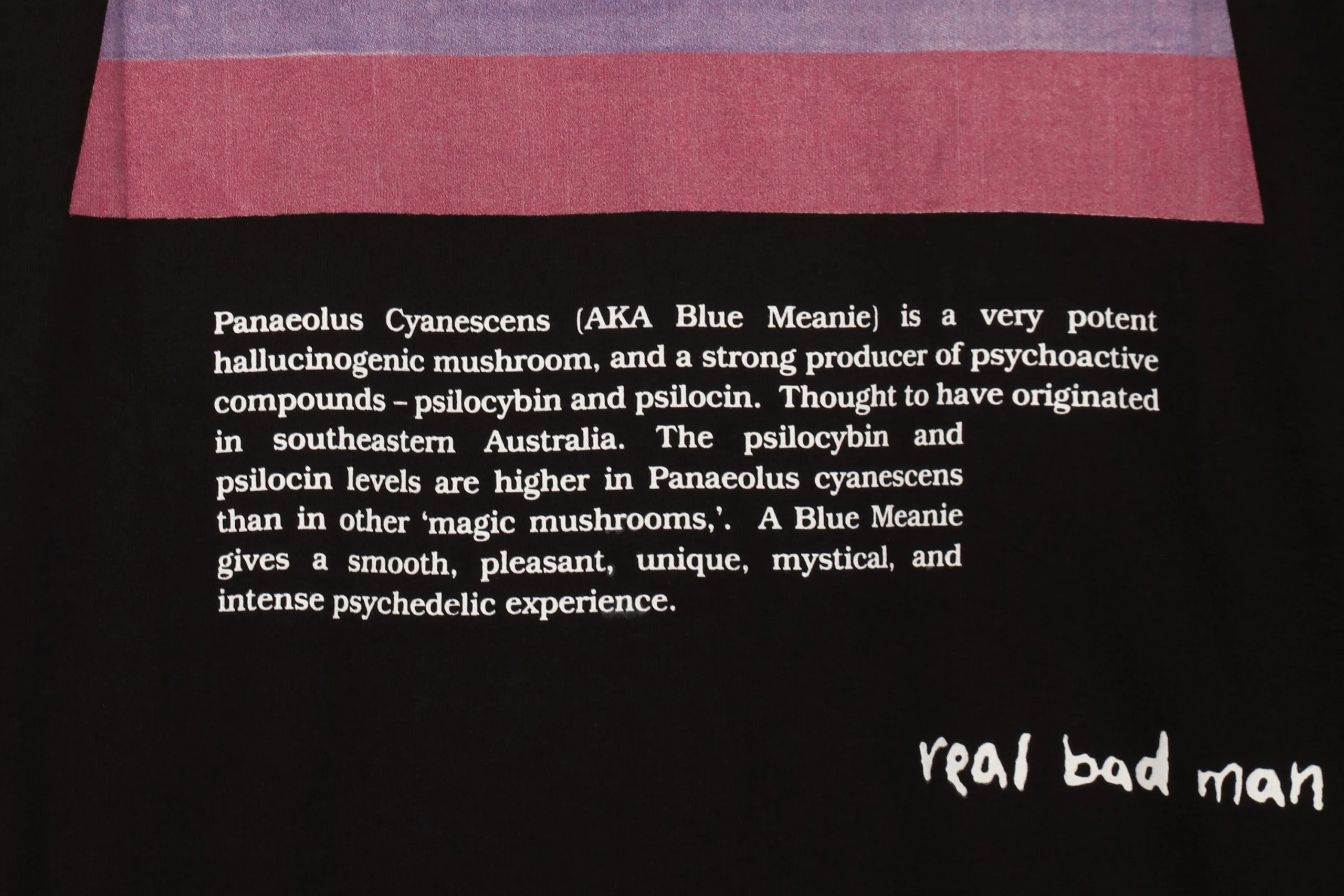 Real Bad Man Blue Meanie Tee 4 Real Bad Man Blue Meanie Tee - Image 4
