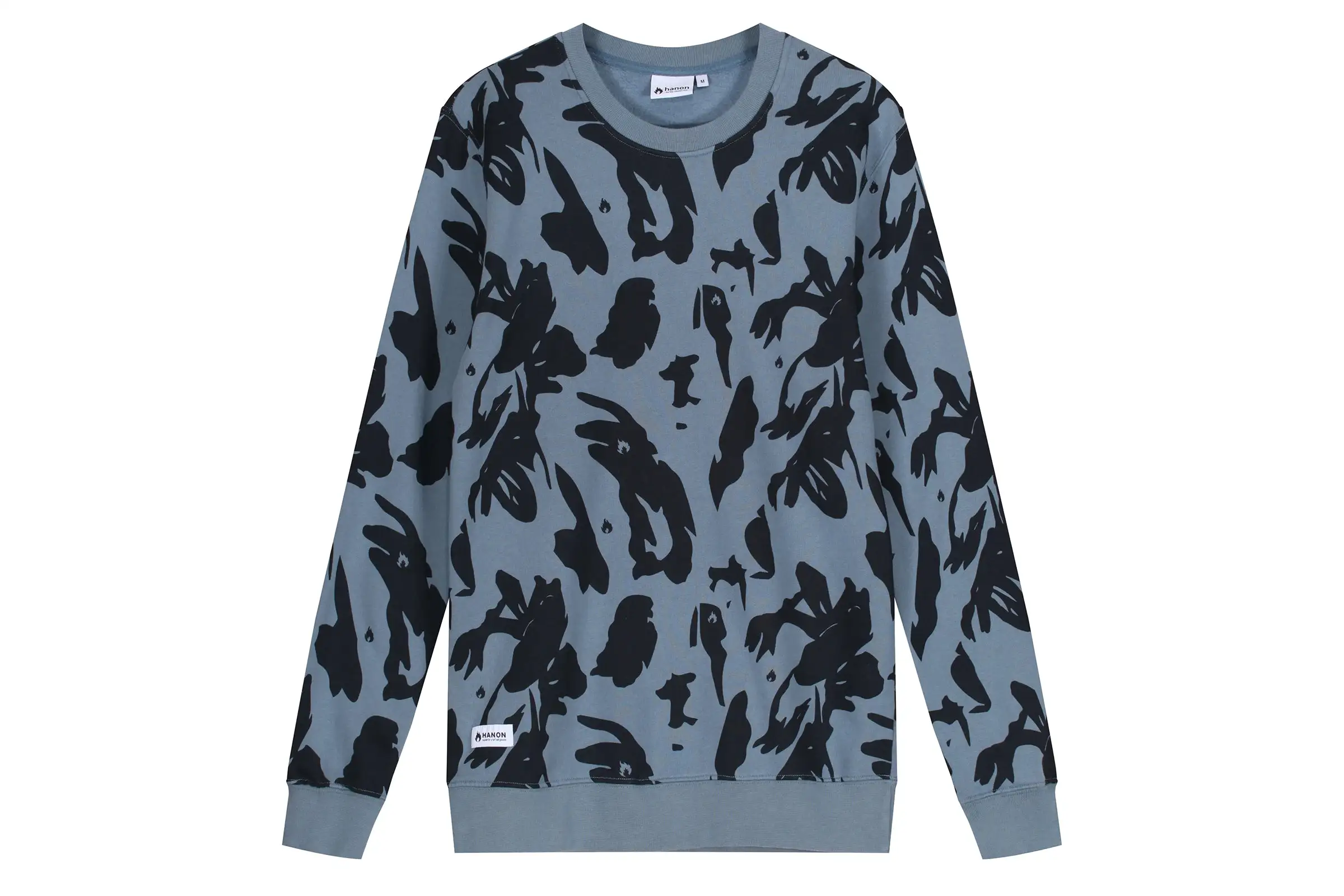 Hanon Camo Print Sweatshirt 1 Hanon Camo Print Sweatshirt