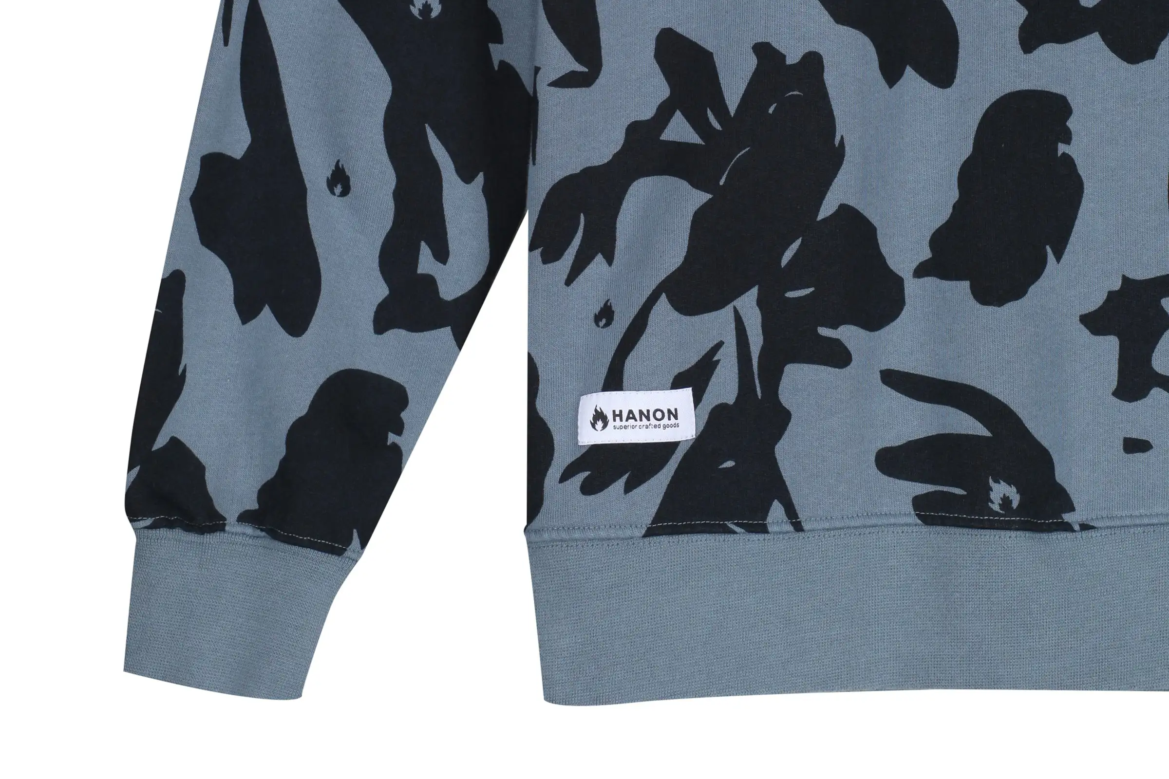 Hanon Camo Print Sweatshirt 2 Hanon Camo Print Sweatshirt - Image 2